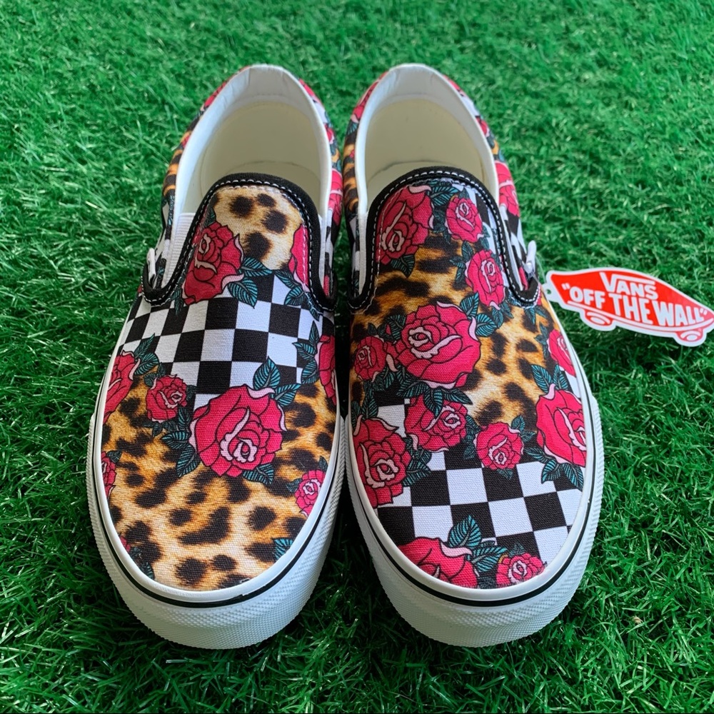 Vans Classic Slip On Rose Checkerboard - Picture 6 of 7